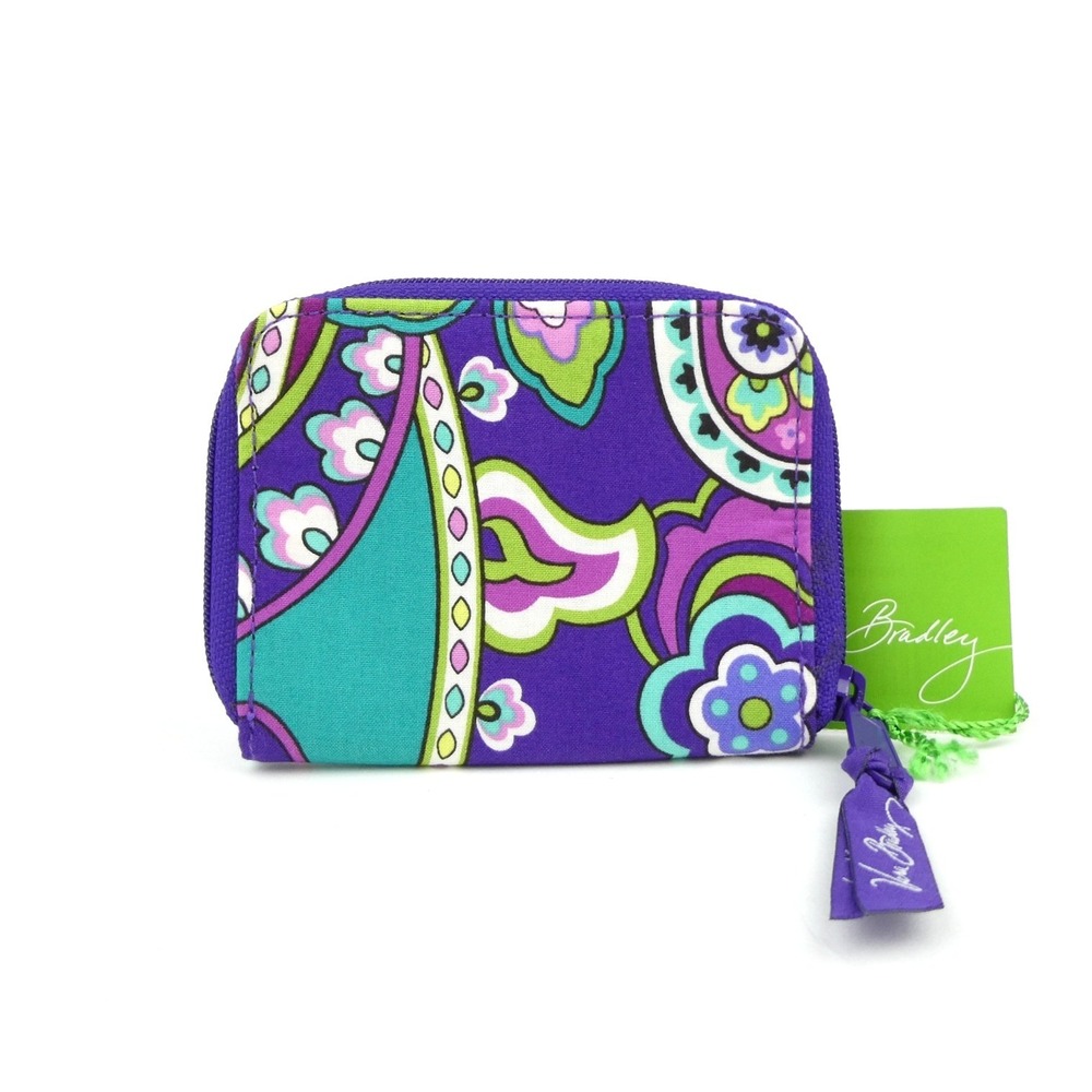 Vera Bradley Heather Zip Around ID Case Wallet